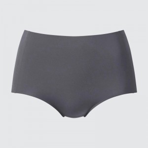 Uniqlo AIRism Seamless (High Rise) Women Briefs Grey US | CEFV-79360