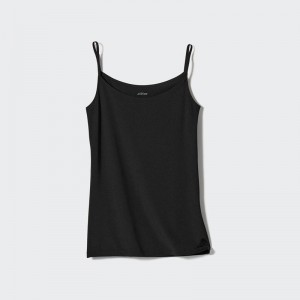 Uniqlo AIRism Women Camisoles Black US | CZUV-47156