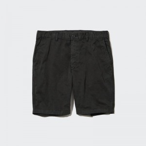 Uniqlo Chino Men Shorts Black US | RGVY-71680