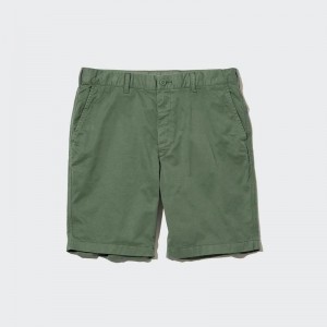 Uniqlo Chino Men Shorts Green US | NLVZ-27104