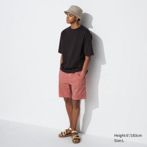 Uniqlo Chino (Short) Men Shorts Pink US | OJUB-49015