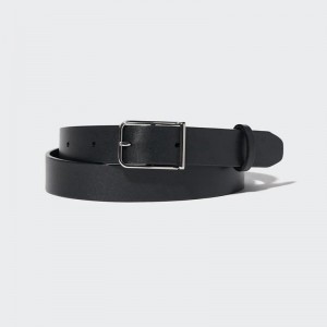 Uniqlo Clean Women Belt Black US | ZUKI-89120