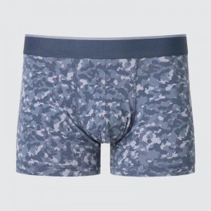 Uniqlo Cotton Boxer (Low Rise, Print) Men Briefs Grey US | PXOJ-01982