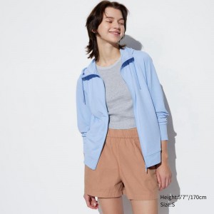 Uniqlo Cotton Easy (Short) Women Shorts Brown US | GVTD-43619