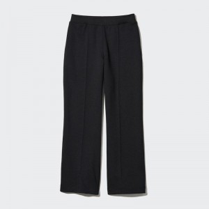 Uniqlo DRY Sweat Track Women Trousers Black US | FENT-06147