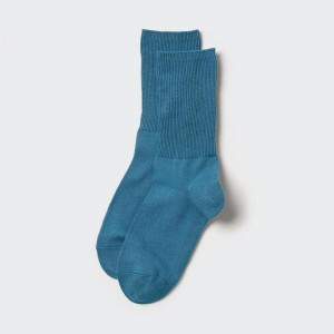 Uniqlo HEATTECH (2-Way) Women Socks Tights Blue US | MDNA-45301