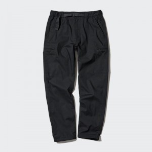 Uniqlo HEATTECH Easy (Long) Men Trousers Black US | UOZS-15039