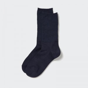 Uniqlo HEATTECH (Two-Way) Women Socks Tights Navy US | KCHU-49013