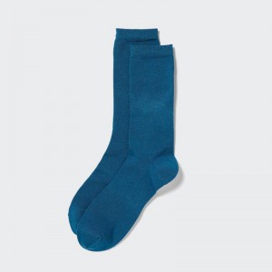 Uniqlo HEATTECH Women Socks Tights Blue US | LENY-65731