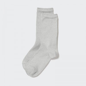 Uniqlo HEATTECH Women Socks Tights Grey US | XSEM-01652