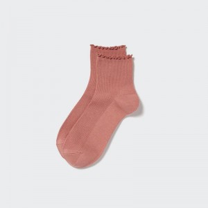 Uniqlo HEATTECH Women Socks Tights Pink US | ZXOR-17856