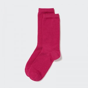 Uniqlo HEATTECH Women Socks Tights Pink US | VWPM-65701