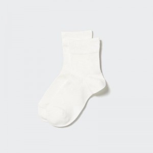 Uniqlo HEATTECH Women Socks Tights White US | NHMR-94283