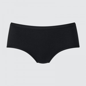 Uniqlo Hiphugger Women Briefs Black US | KWAO-13625