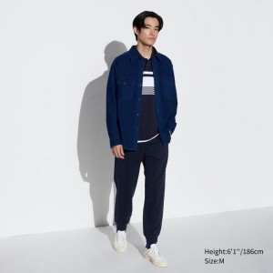 Uniqlo Joggers Men Joggers Navy US | CDYG-61357