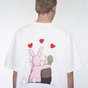 Uniqlo KAWS + Warhol UT Graphic Women T-Shirts White US | RPIN-49865