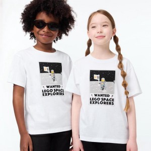 Uniqlo LEGO® Space Collection UT Graphic Kids' T-Shirt White US | OFMX-40916