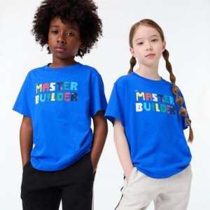 Uniqlo LEGO® UT Graphic Kids' T-Shirt Blue US | XKLY-06253