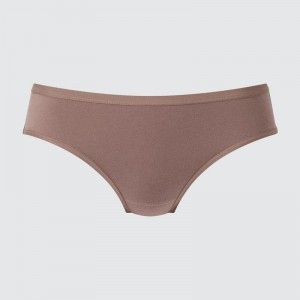 Uniqlo Mid Rise Women Briefs Brown US | TIWA-89750