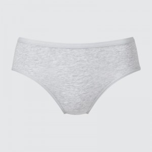 Uniqlo Mid Rise Women Briefs Grey US | MJAT-65802