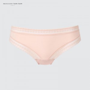 Uniqlo Midi Knickers Women Underwear Pink US | BINC-09413