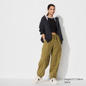 Uniqlo Parachute (Short) Women Trousers Mustard US | DMZL-65079