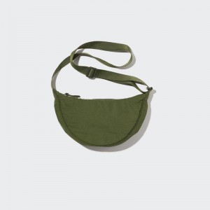 Uniqlo Round Mini Men Shoulder Bag Olive US | XMED-79413