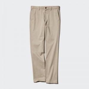 Uniqlo Slim Fit Chino (Long) Men Trousers Beige US | FPHC-31758