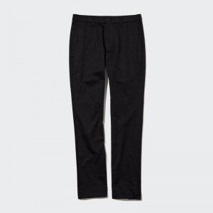 Uniqlo Slim Fit Men Chinos Black US | BVWC-13487