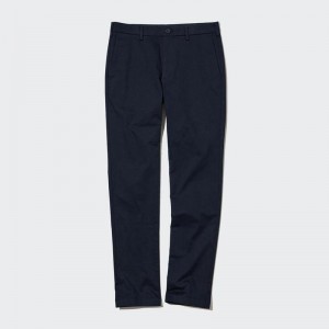 Uniqlo Slim Fit Men Chinos Navy US | ANMJ-37024