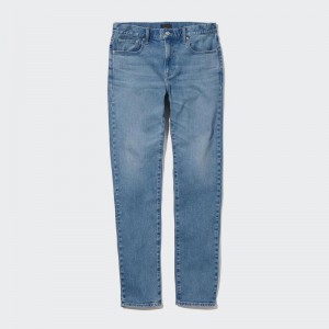 Uniqlo Slim Fit Men Jeans Blue US | NHZO-74215