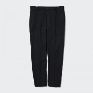 Uniqlo Smart Ankle (Cotton, Long) Men Trousers Navy US | APFX-20143