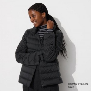 Uniqlo Ultra Light Down Women Jackets Black US | QWHP-83479