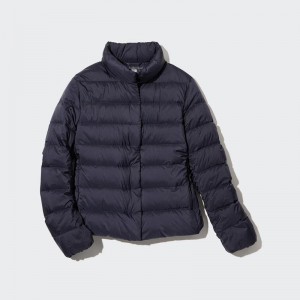 Uniqlo Ultra Light Down Women Jackets Navy US | QZVH-71928