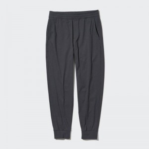 Uniqlo Ultra Stretch DRY-EX Men Joggers Dark Grey US | JYZX-92037