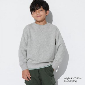 Uniqlo Ultra Stretch Kids' Sweatshirts Grey US | TIRK-21074