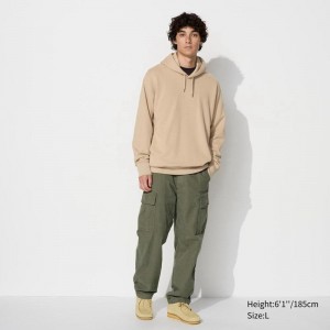 Uniqlo Utility Cargo Men Trousers Olive US | DUFW-04526