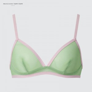 Uniqlo Wireless (Mesh) Women Bras Green US | JSVO-84917