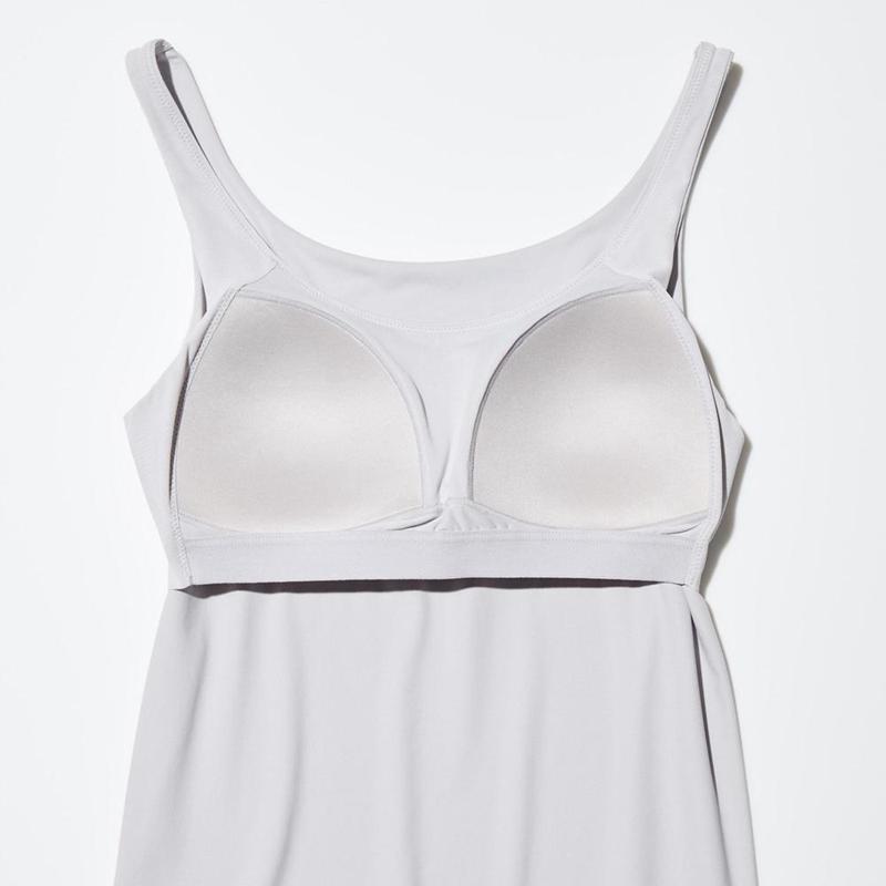 Uniqlo AIRism Sleeveless Women Tank Tops White  US |  EAQK-06387