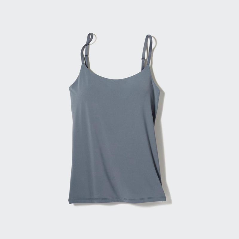 Uniqlo AIRism Women Tank Tops Black  US |  DVFG-52960