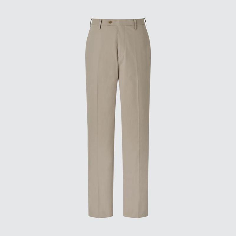 Uniqlo AirSense (Cotton-Like, Long) Men Trousers Beige  US |  IBXZ-96782