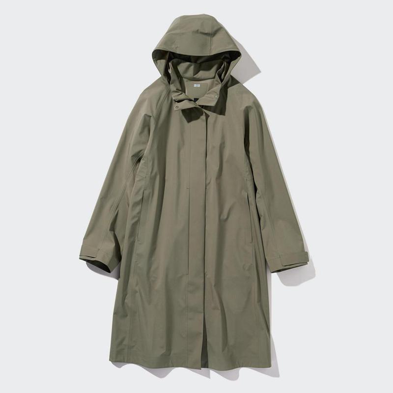 Uniqlo BLOCKTECH Women Coats Olive  US |  VQCI-81567