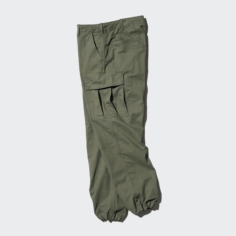 Uniqlo Cargo Men Trousers Black  US |  TREN-84726