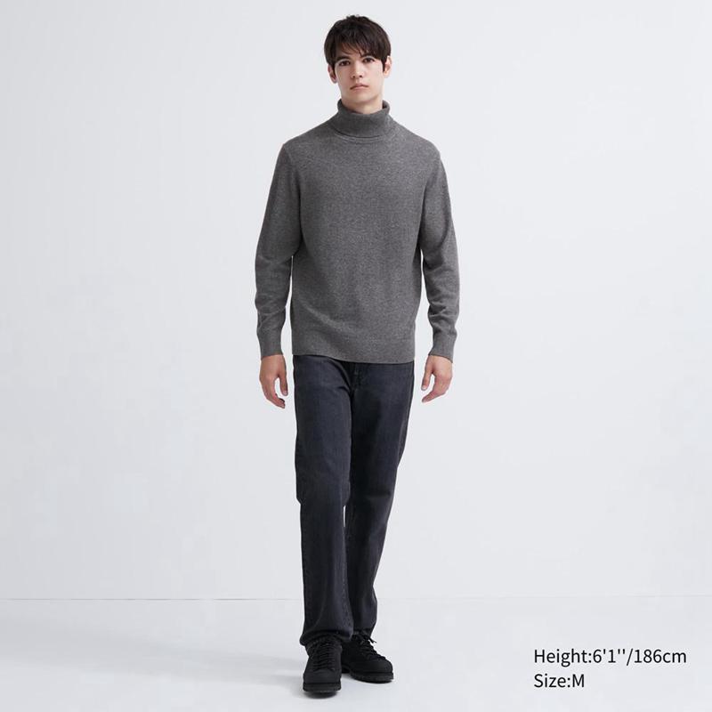 Uniqlo Cashmere Men Jumper Off White  US |  CBNF-64589