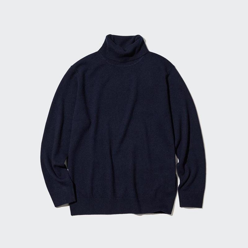 Uniqlo Cashmere Men Jumper Off White  US |  GCMT-58194