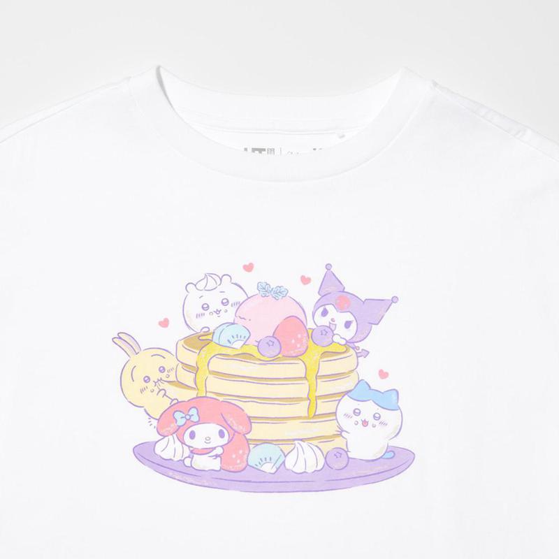 Uniqlo Chiikawa X Sanrio Characters UT Graphic Kids' T-Shirt White  US |  KVEI-16078