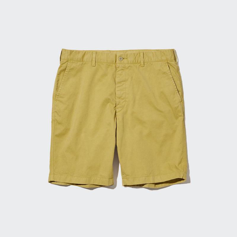 Uniqlo Chino Men Shorts Yellow  US |  APDZ-56317