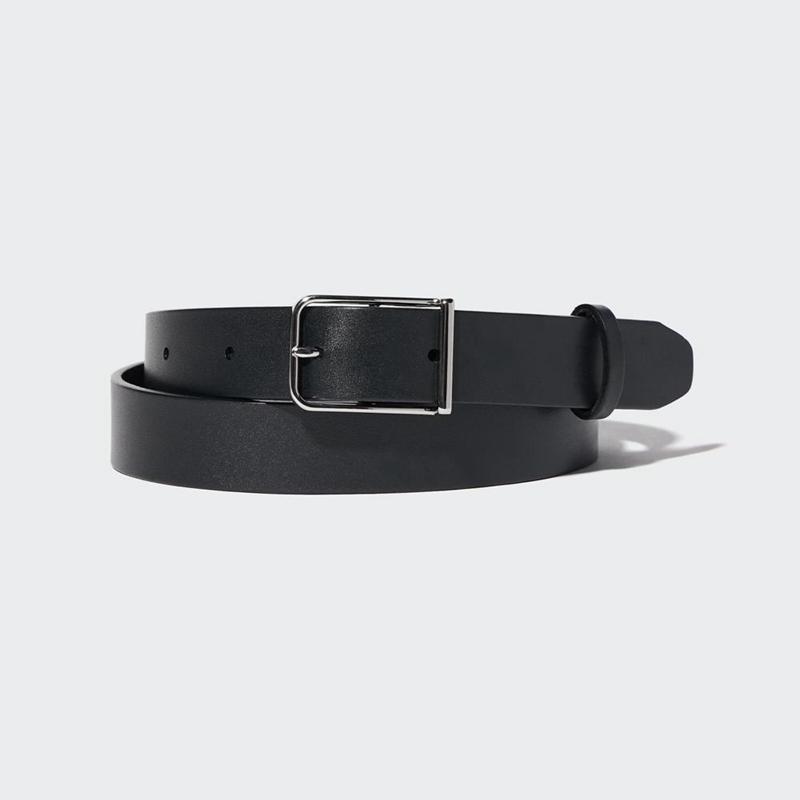 Uniqlo Clean Women Belt Black  US |  BAEH-37486