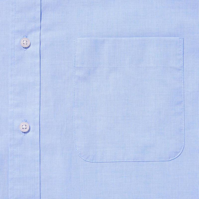 Uniqlo Cotton Broadcloth (Button-Down Collar) Men Shirts White  US |  ADHK-39175