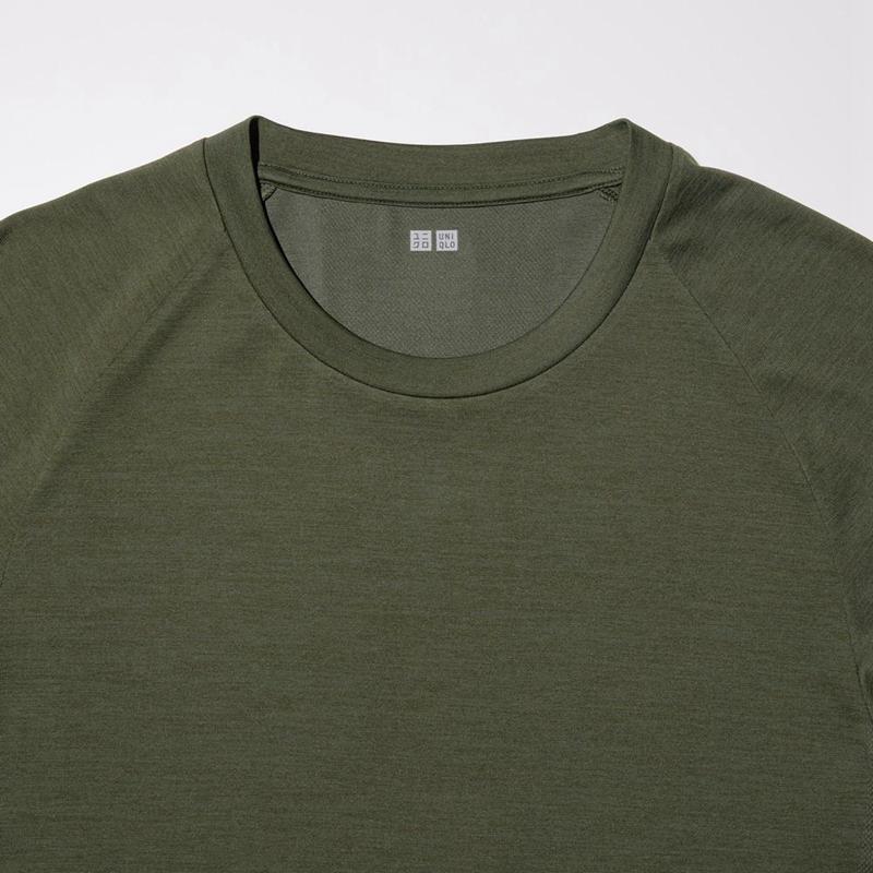 Uniqlo DRY-EX Men T-Shirt Olive  US |  PCXL-17938